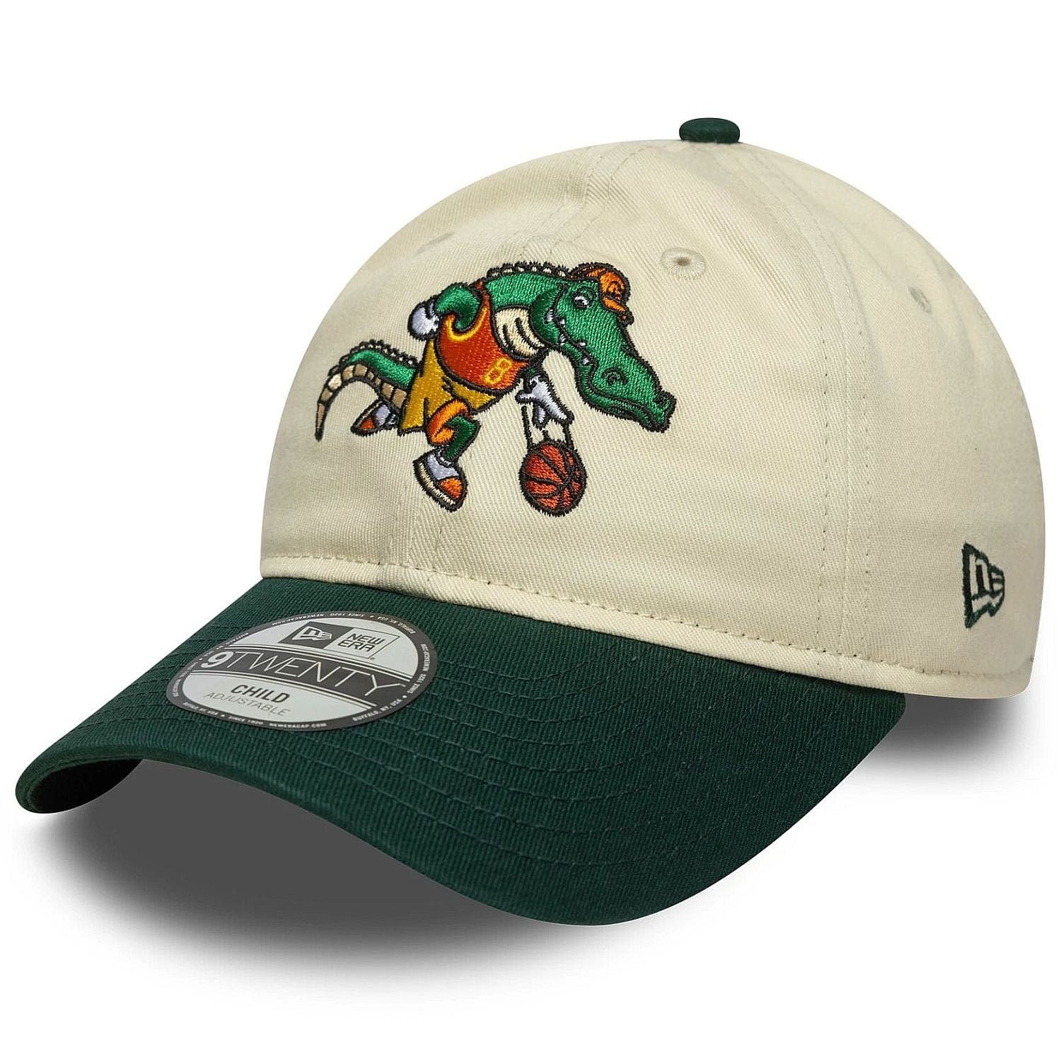 casquette New Era 9T Mascot 9twenty Branded Child - Light Cream/Dark Green - kid´s
