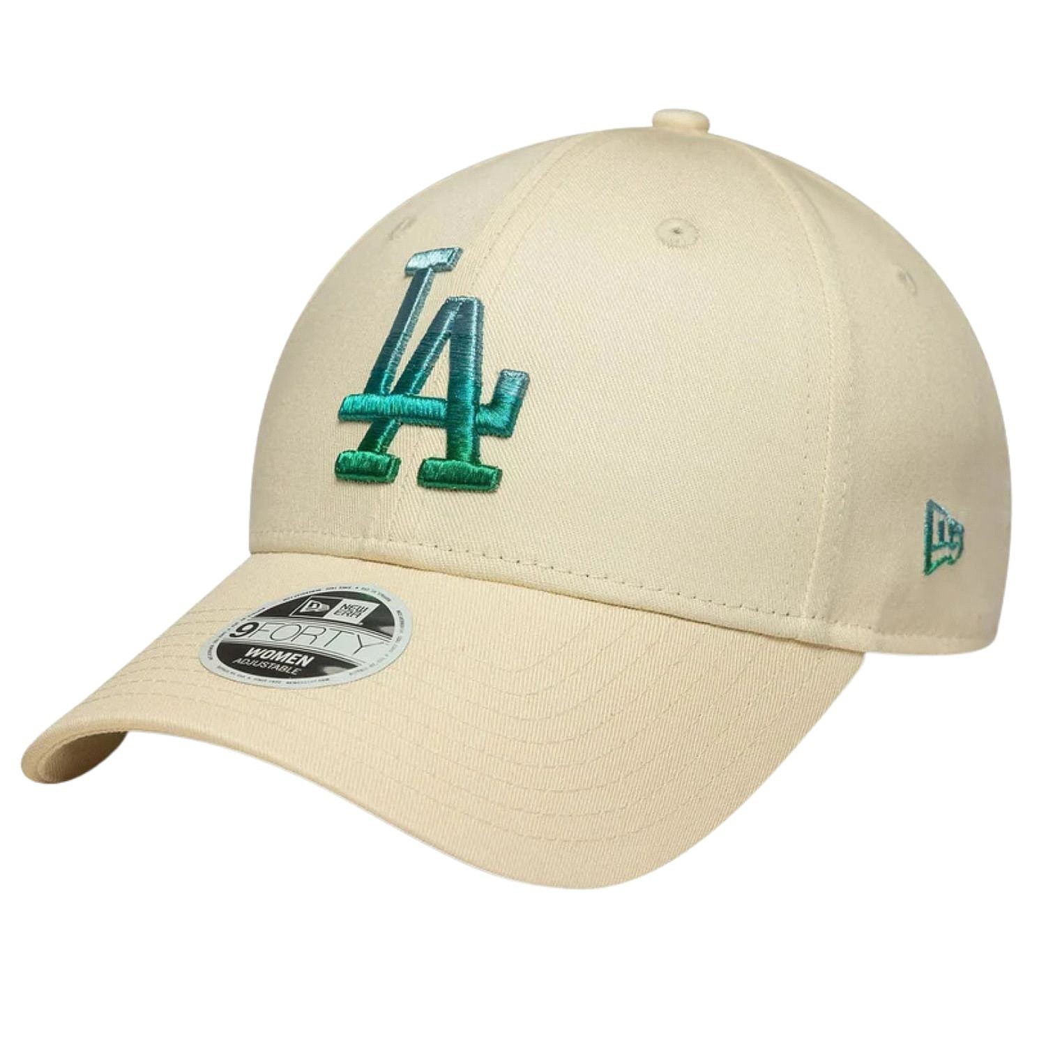 Kappe New Era 9FO Metallic Logo MLB Los Angeles Dodgers - Light Cream - women´s