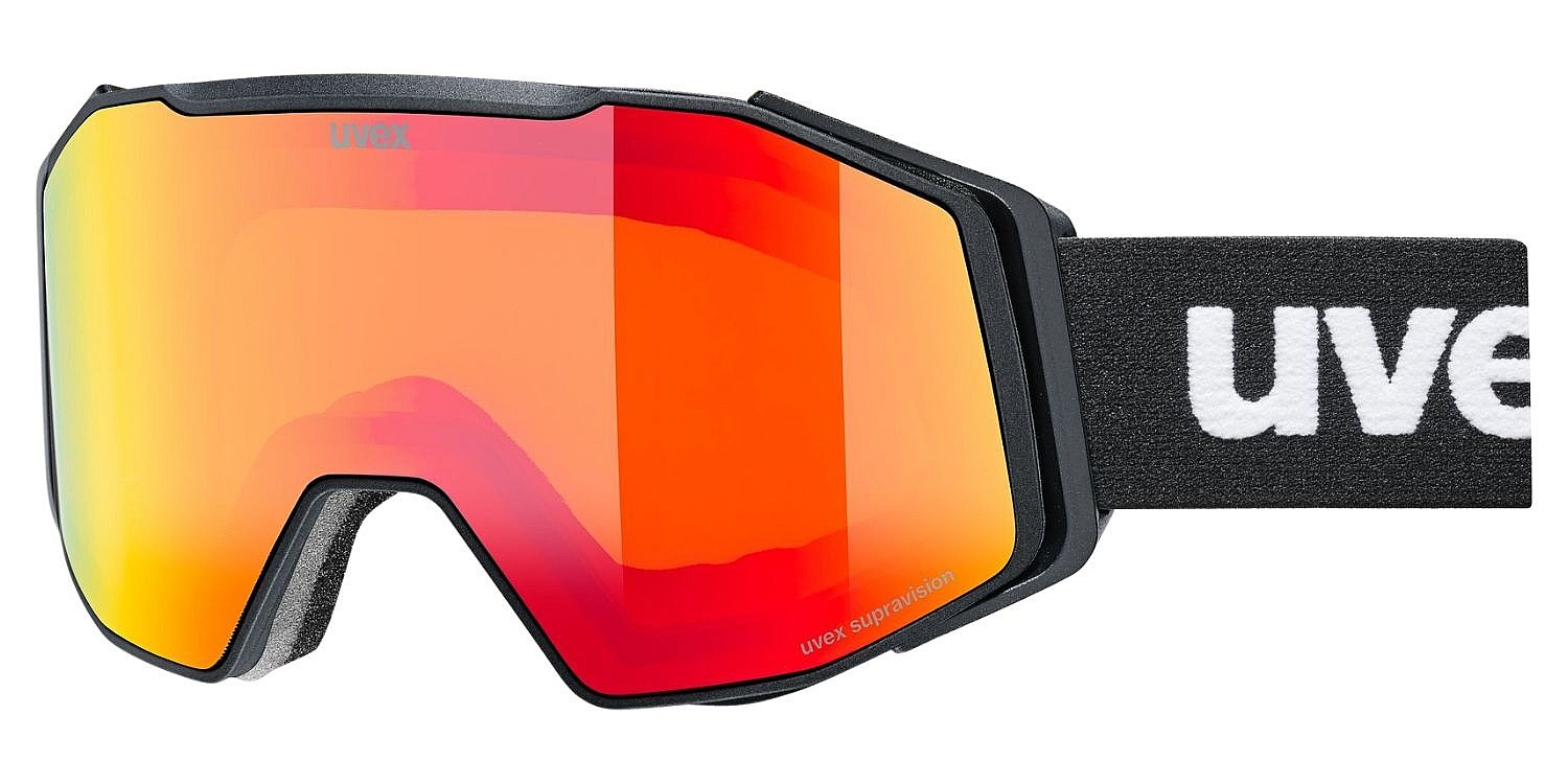 maschera da sci Uvex Gravity FM - S5505412050/Black Matt/Mirror Red