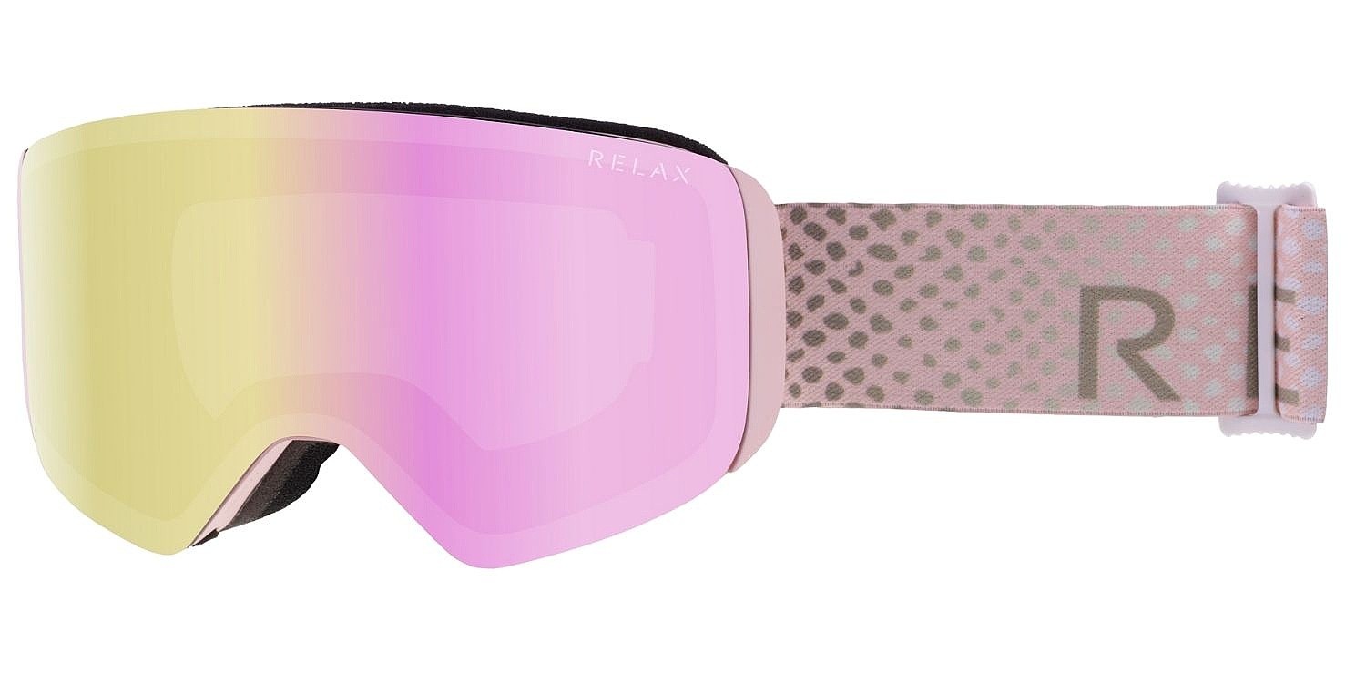 горнолыжные очки  Relax Glow - HTG73A/Powder Pink Matt/Bronze/Rose Gold Platinum - unisex junior