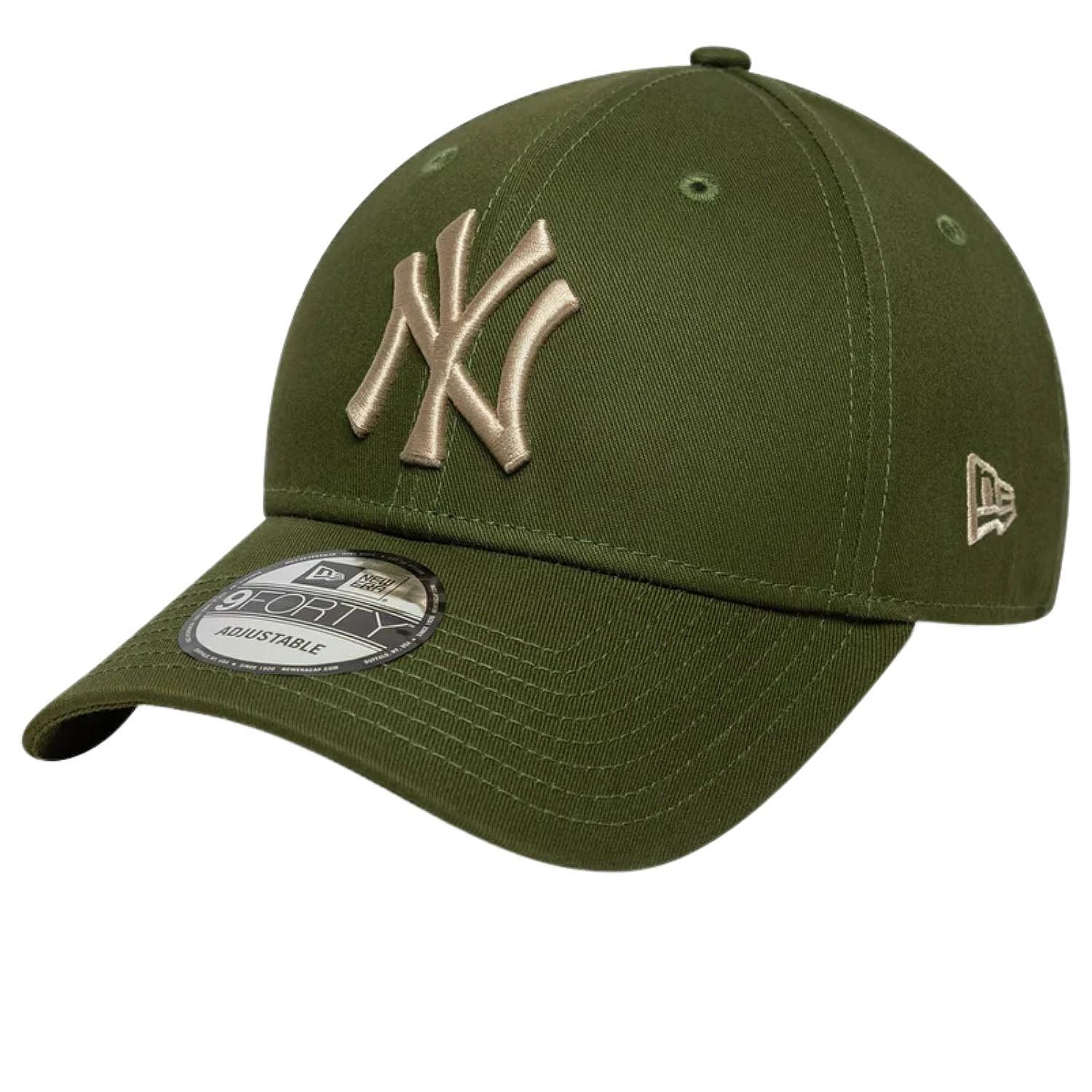 kšiltovka New Era 9FO League Essential MLB New York Yankees - Rifle Green/Stone