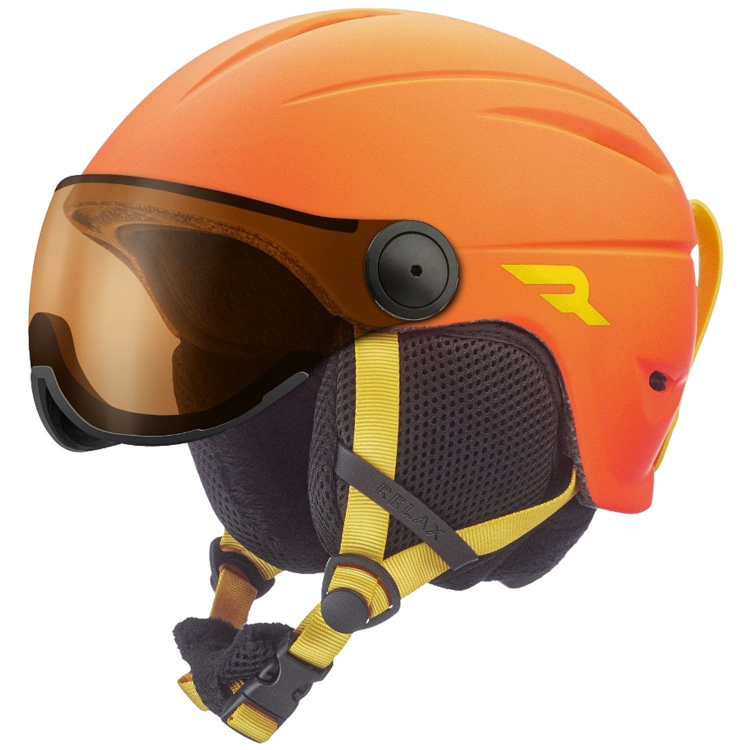 шлем Relax Twister Visor - RH27Y/Orange Matt - unisex junior