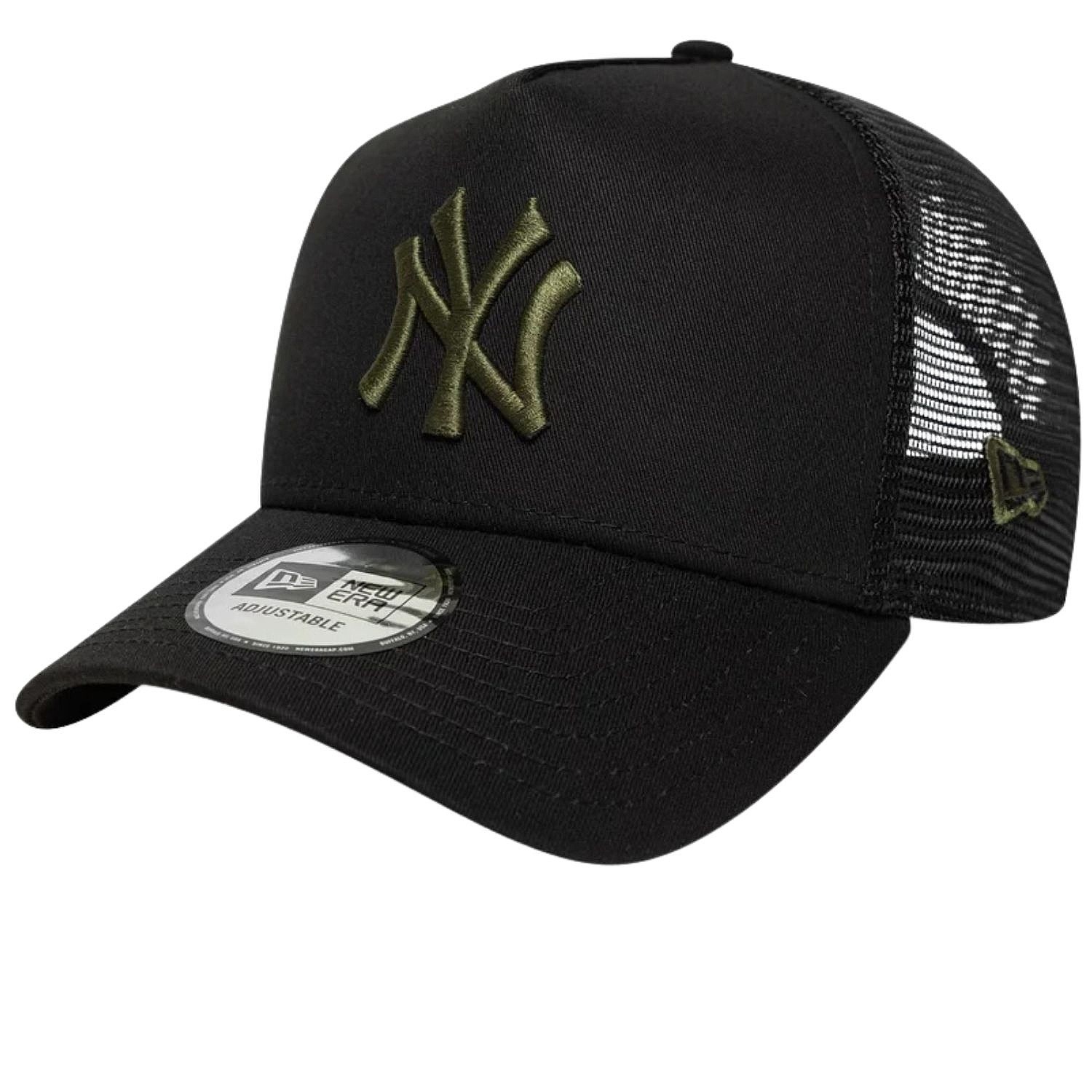 casquette New Era 9FO AF League Ess.Trucker MLB New York Yankees - Black/Rifle Green - men´s