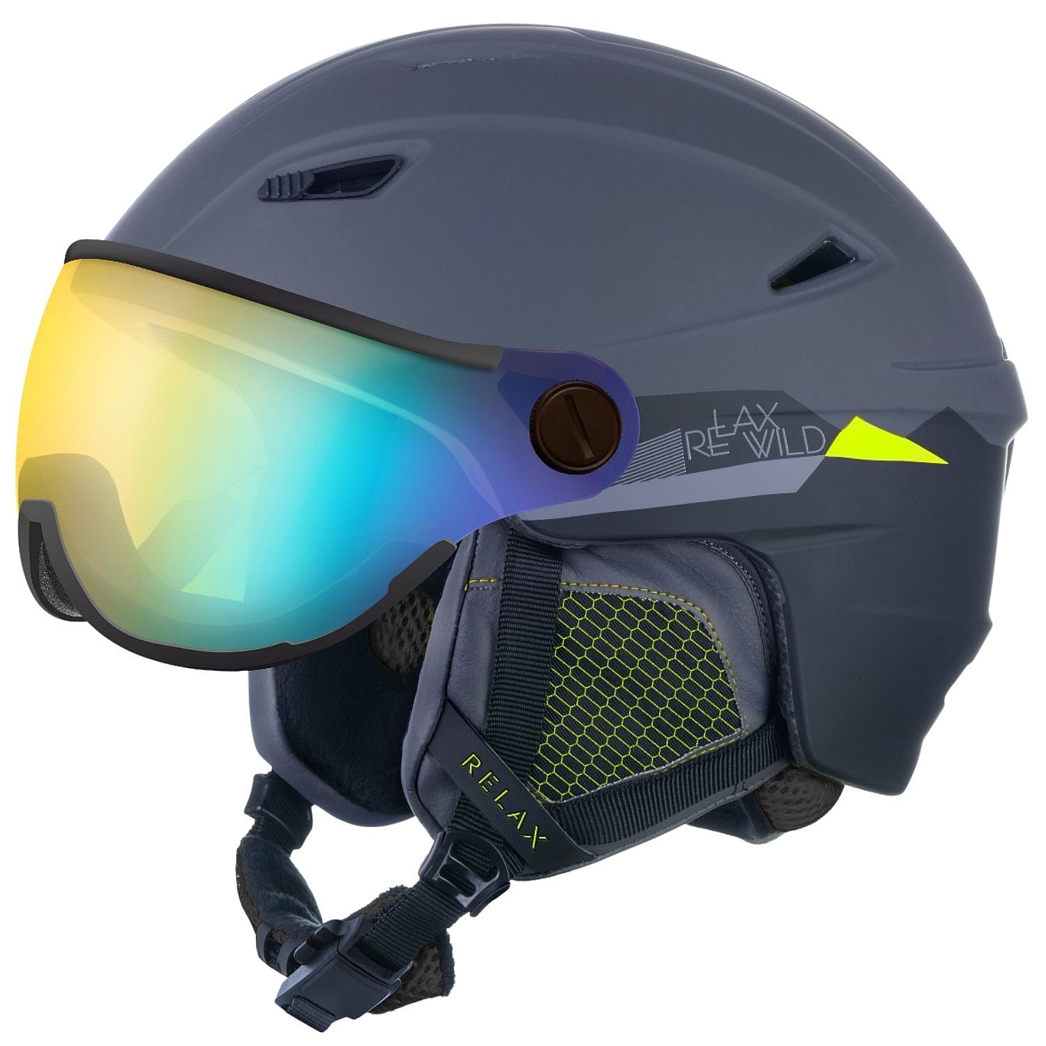 helmet Relax Stealth Visor - RH24QX/Grey/Black Matt