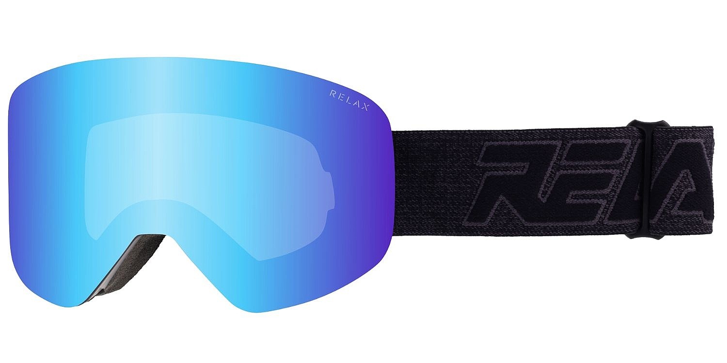 gogle Relax X-Fighter - HTG59F/Matte Black/Rose/Ice Blue Platinum