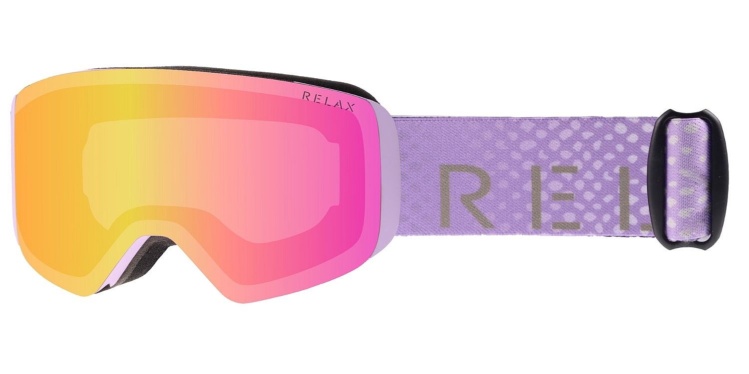 горнолыжные очки  Relax Glow - HTG73/Lavender Matt/Bronze/Amethyst Platinum - unisex junior