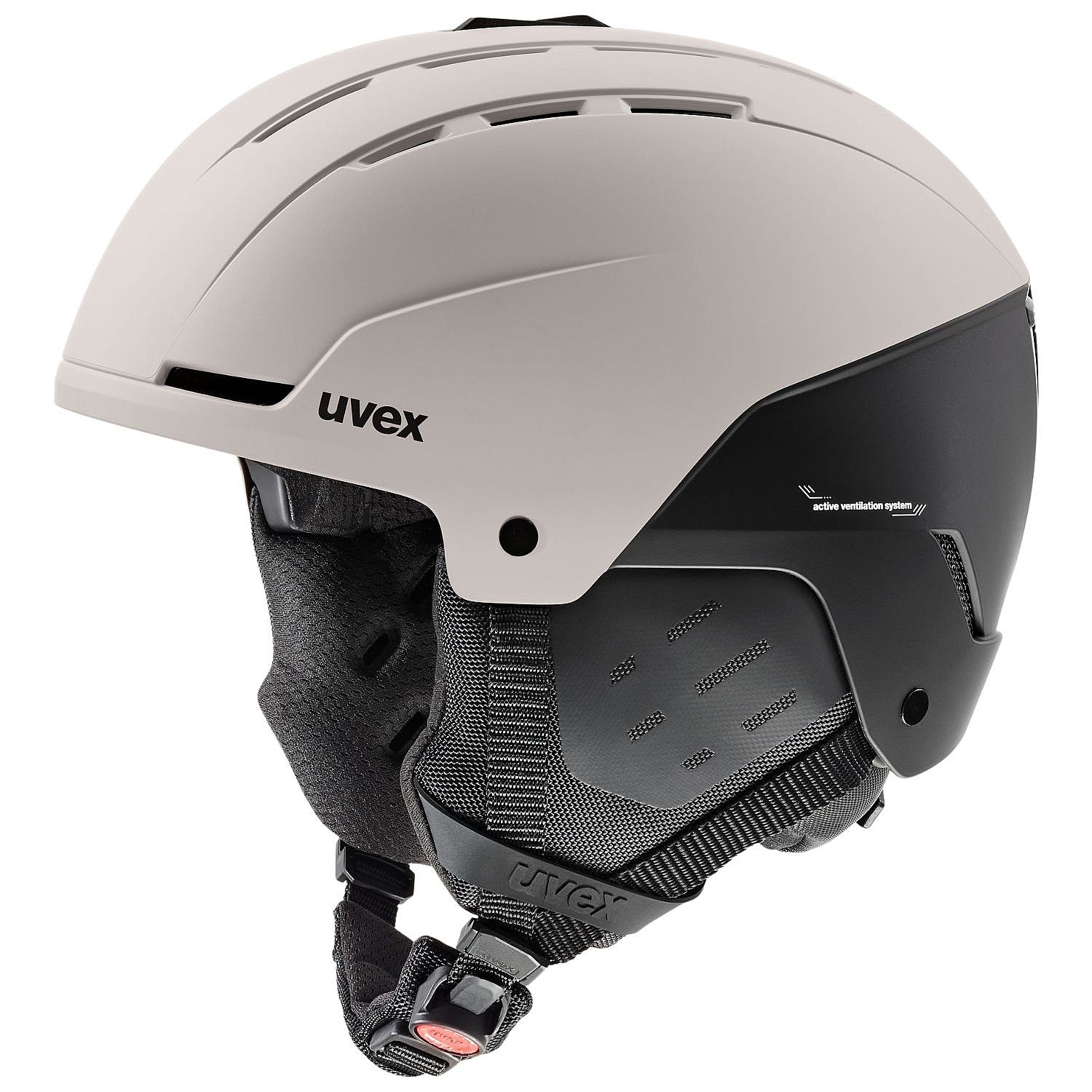 casco Uvex Stance - Warm Grey/Black Matt