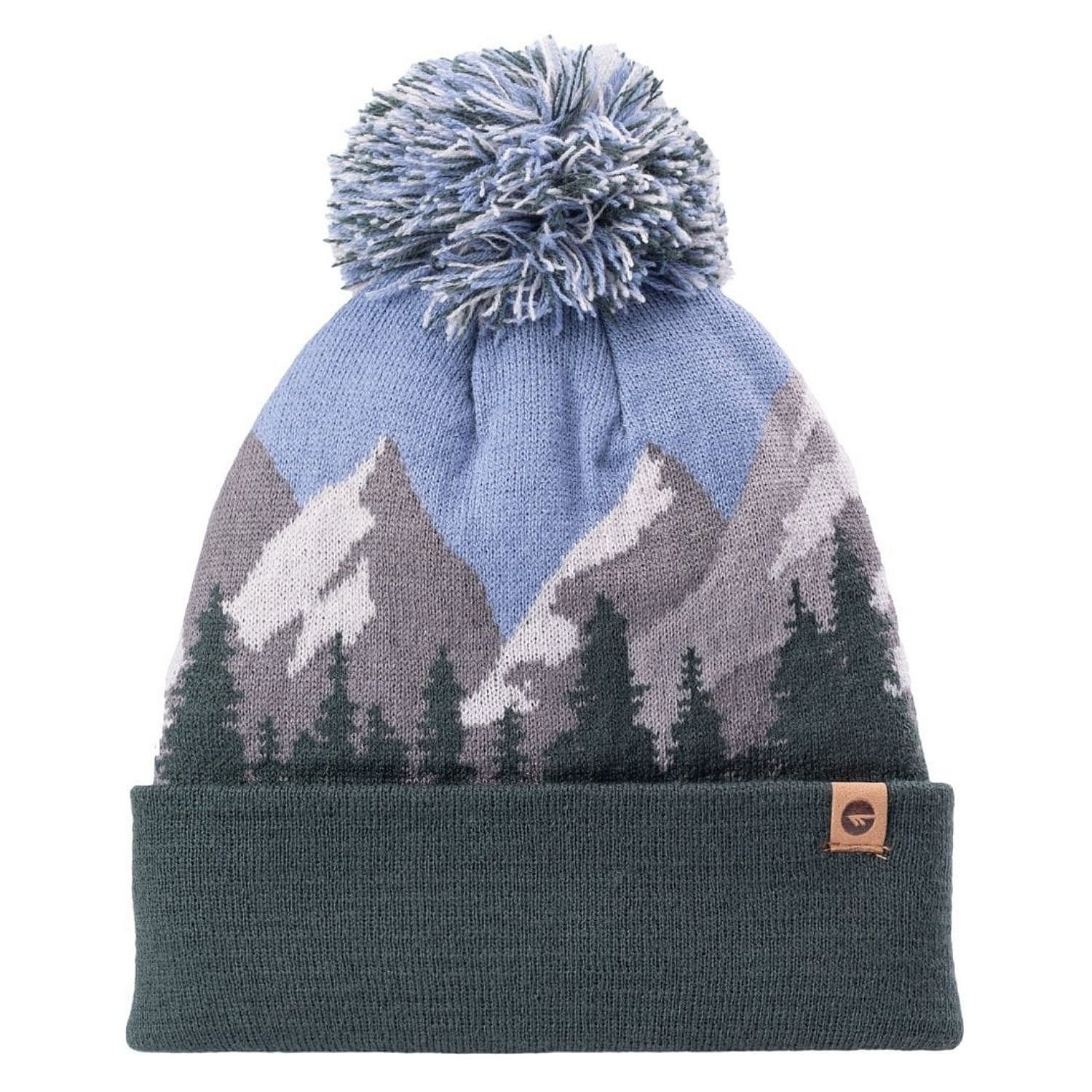 cappello Hi-Tec Braen - Green/Blue/Mountains