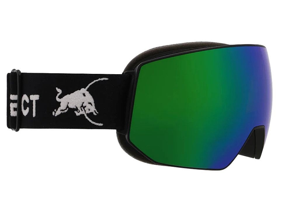 Okuliare Red Bull SPECT Fink – 05GR3/matná čierna/čierna/hnedá/zelené zrkadlové sklá