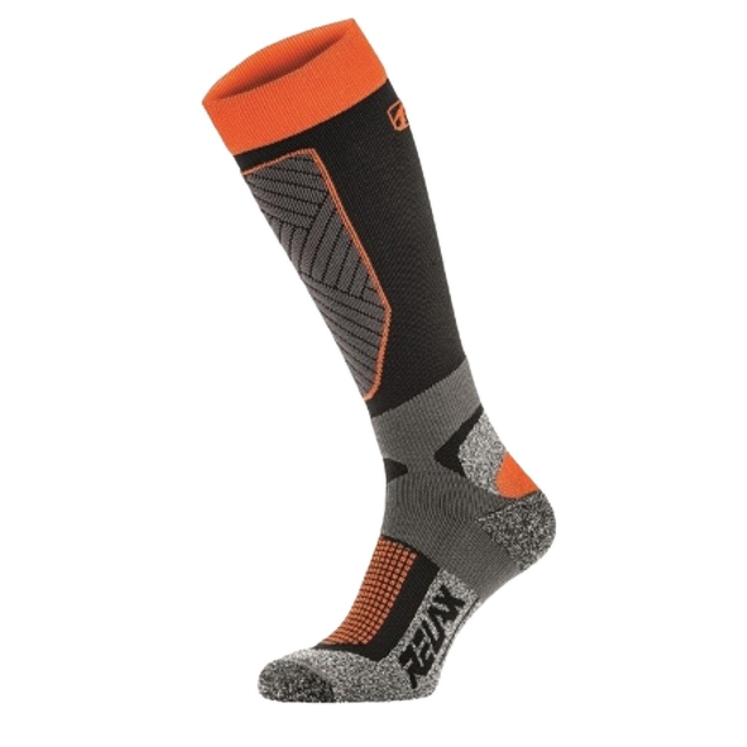 șosete Relax Compress - RSO30C/Black/Neon Orange