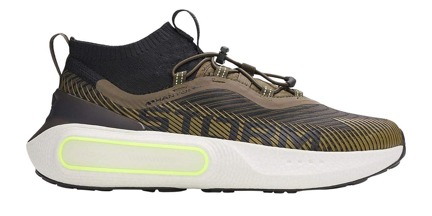 обувь Under Armour U Phantom 4 Storm - Expedition Green/White Clay/High Vis Yellow