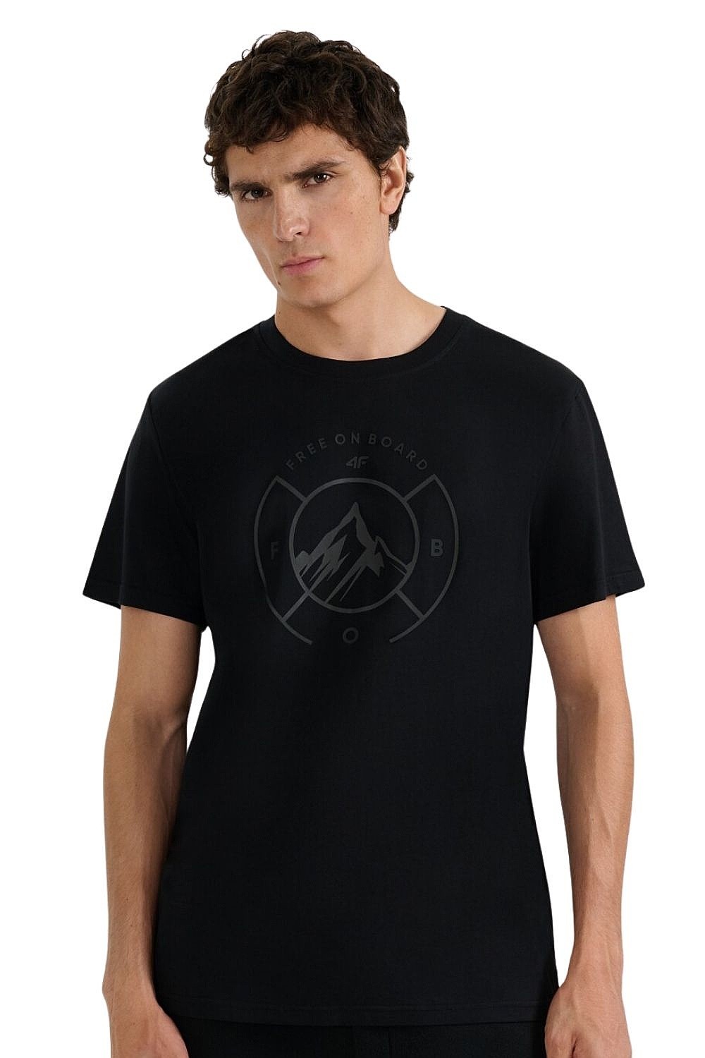 T-shirt 4F 4FWAW25TTSHM3138 - 20S/Deep Black