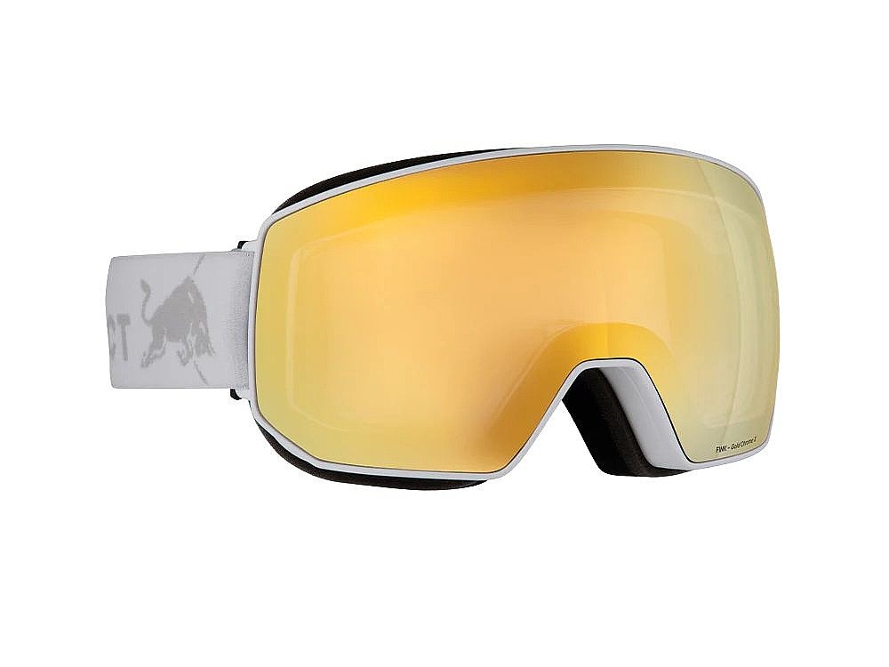masque de ski  Red Bull SPECT Fink - 03GOX/Matt White/White/Brown/Gold Photochromic