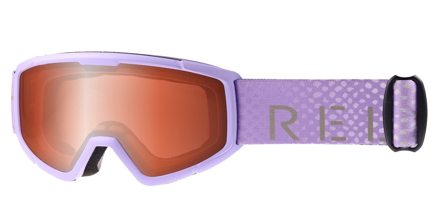 masque de ski  Relax Slider - HTG30F/Lavender Matt/Orange Lunar - unisex junior