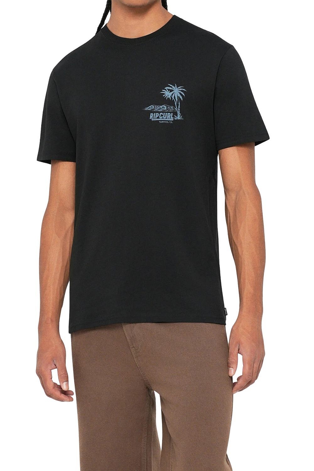 tričko Rip Curl Sportline Tubular - Black