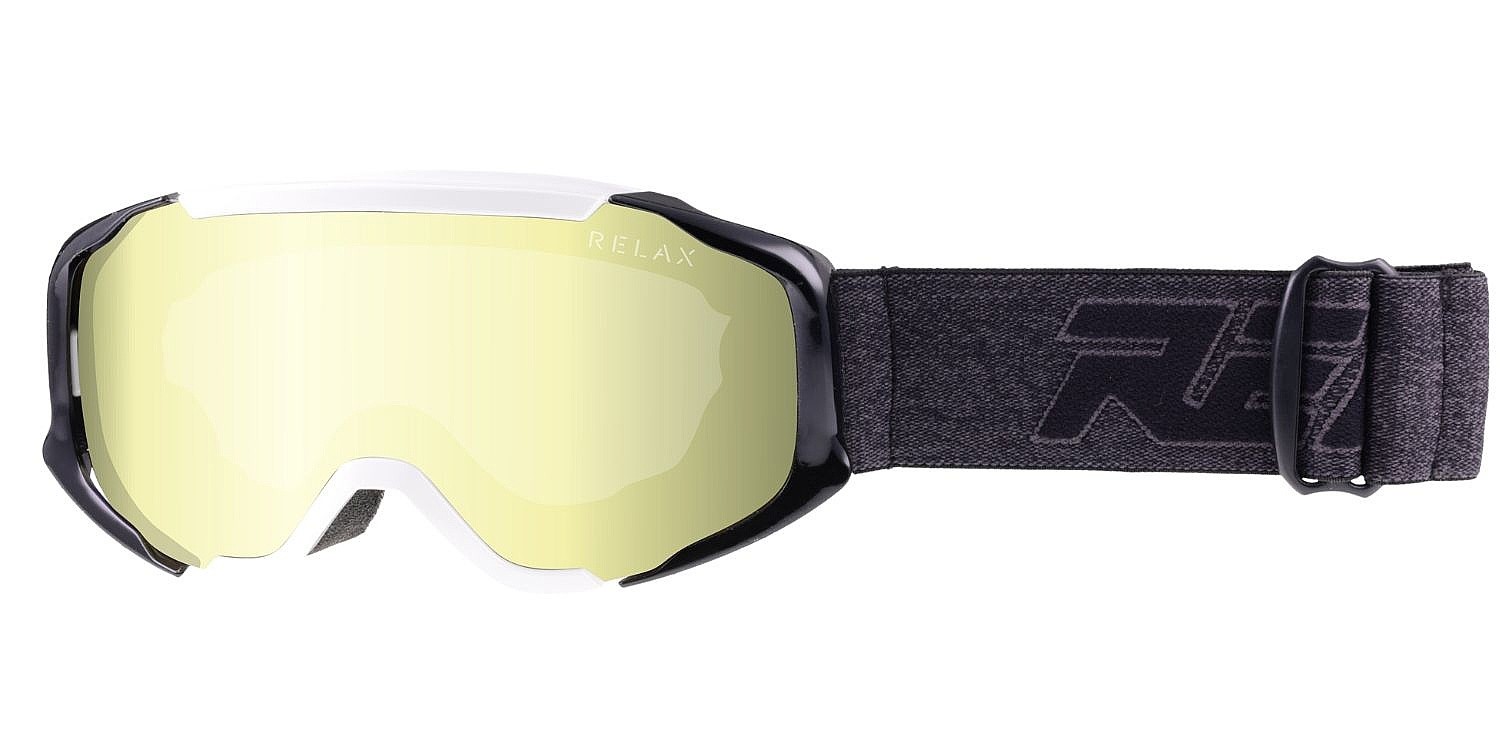 горнолыжные очки  Relax De-Vil - HTG65H/Gloss White/Black/Bronze/Inferno Sensor - unisex junior