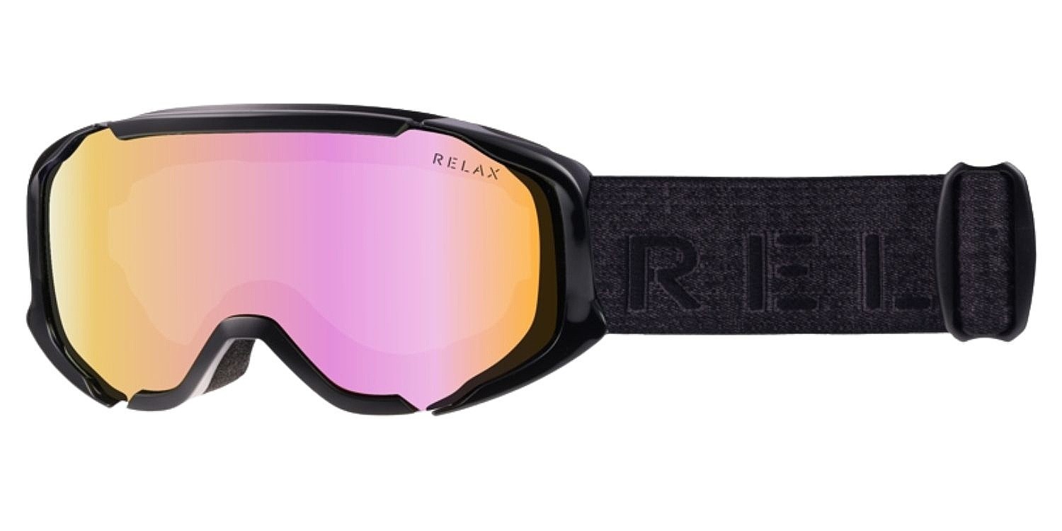 горнолыжные очки  Relax De-Vil - HTG65C/Black Matt/Black Gloss/Bronze - unisex junior