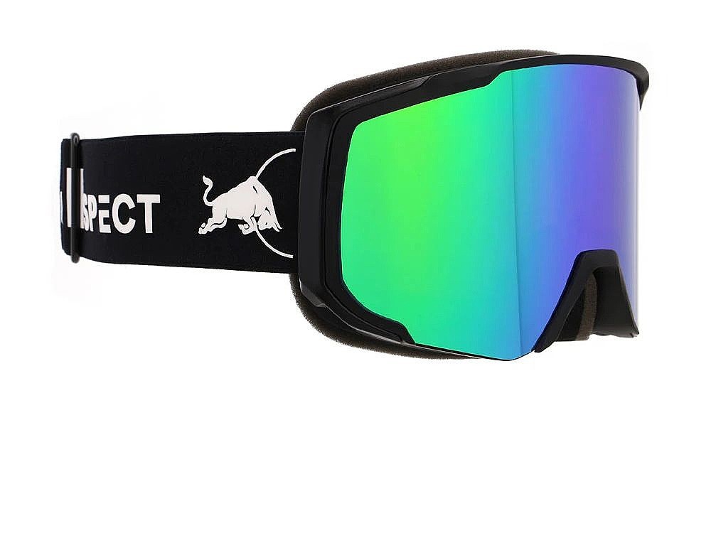 Skibrille Red Bull SPECT Jibb - 03GR3/Matt Black/Black/Brown/Green Mirror