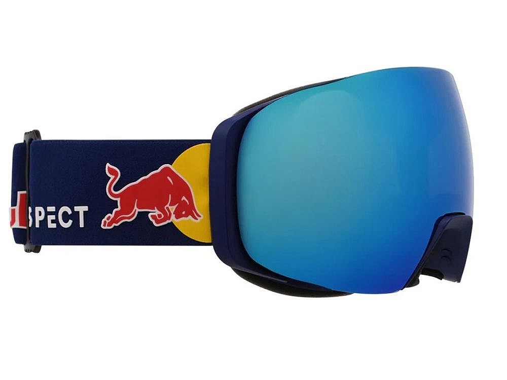 горнолыжные очки  Red Bull SPECT Jon - 01BL3/Matt Blue/Blue/Smoke/Blue Mirror
