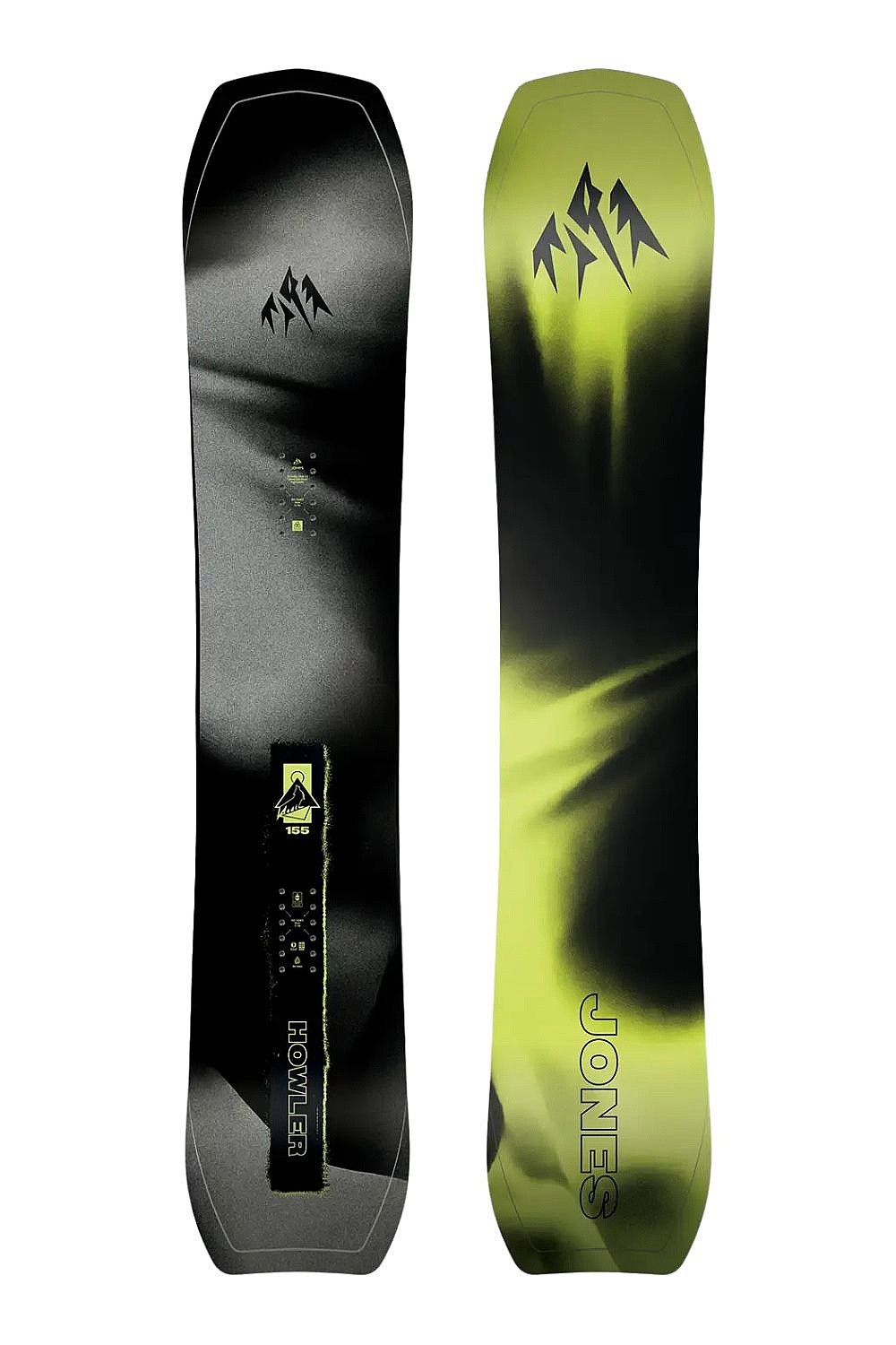 сноуборд Jones Howler High Power Camber Wide - Black - men´s