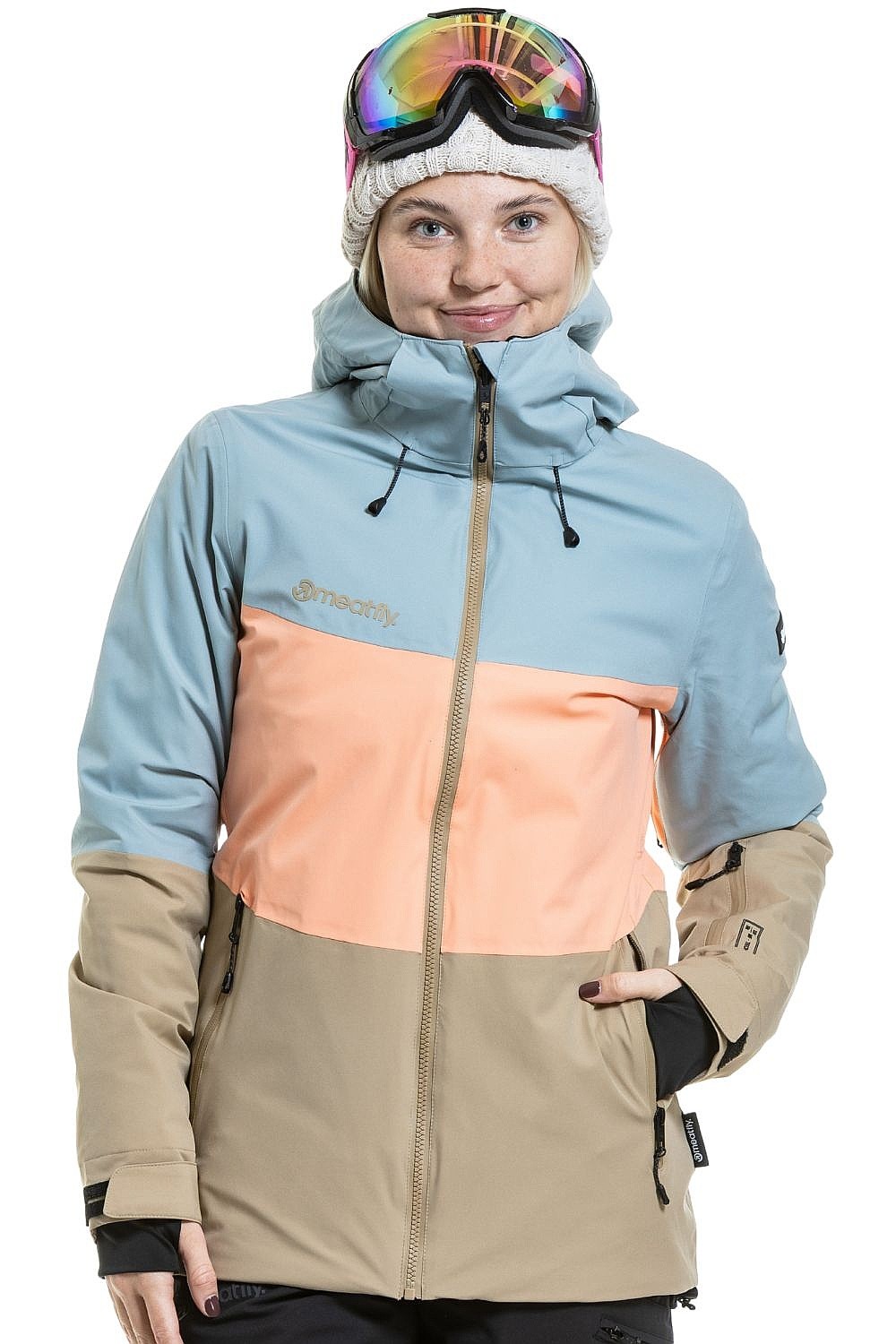 Jacke Meatfly Kirsten - Safari/Cloud - women´s