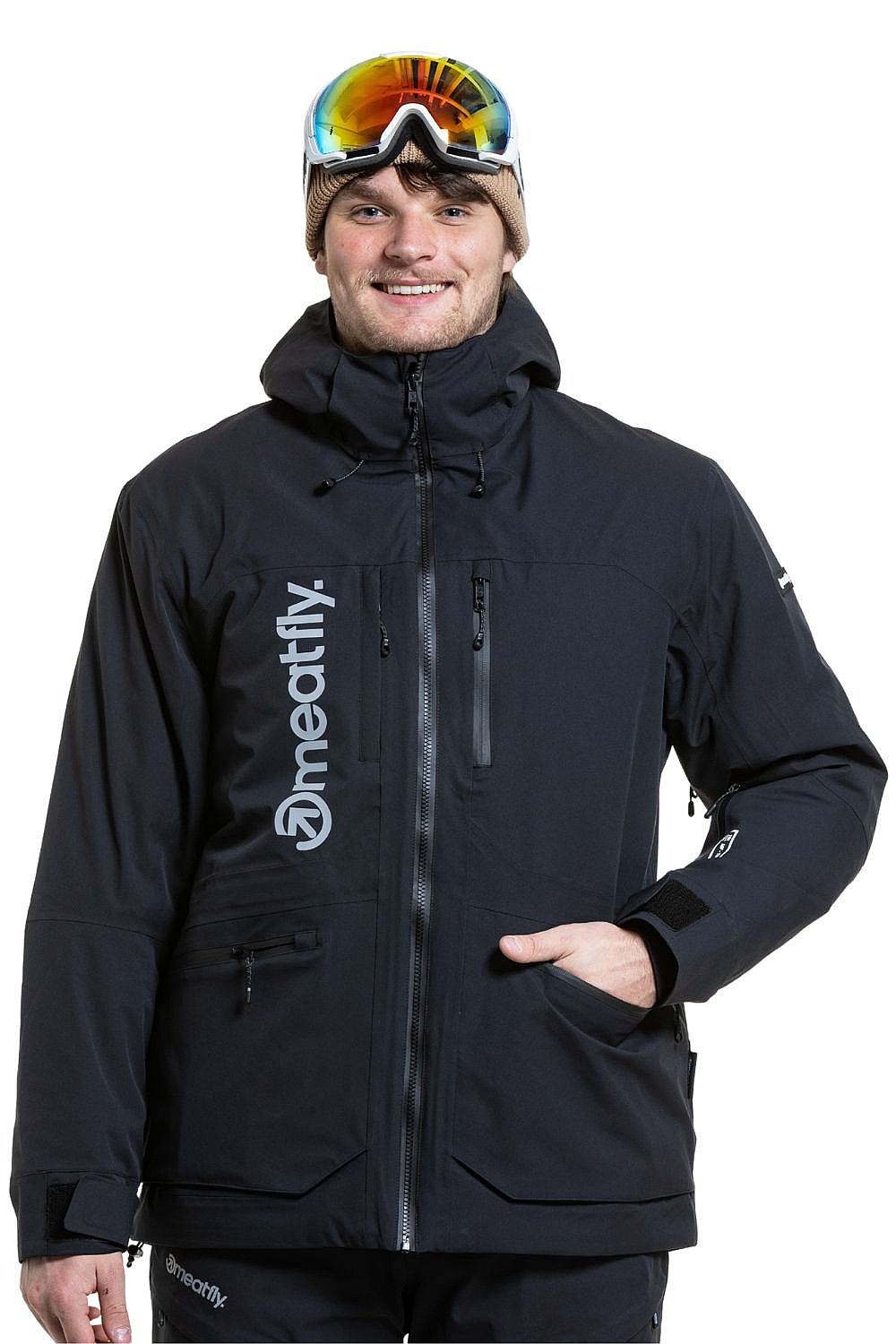 Jacke Meatfly Manifold - Black - men´s
