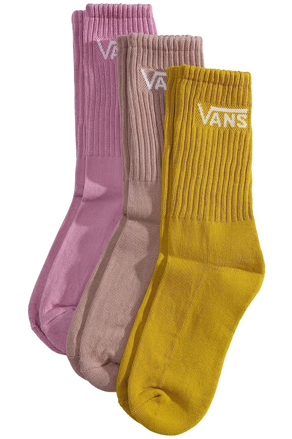 chaussettes Vans Classic Crew 3 Pack - Pink Dawn