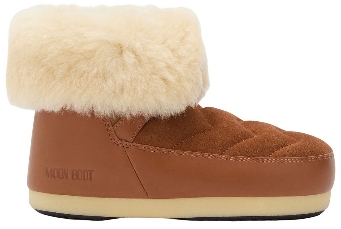 sko Moon Boot Evx Igloo - Cognac/Natural - women´s