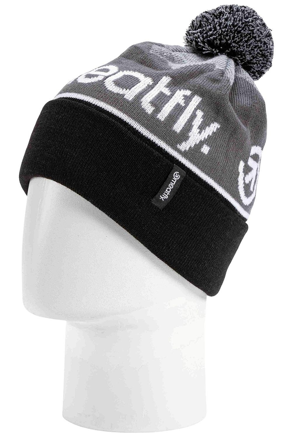 čiapka Meatfly Robb - Black/Silver