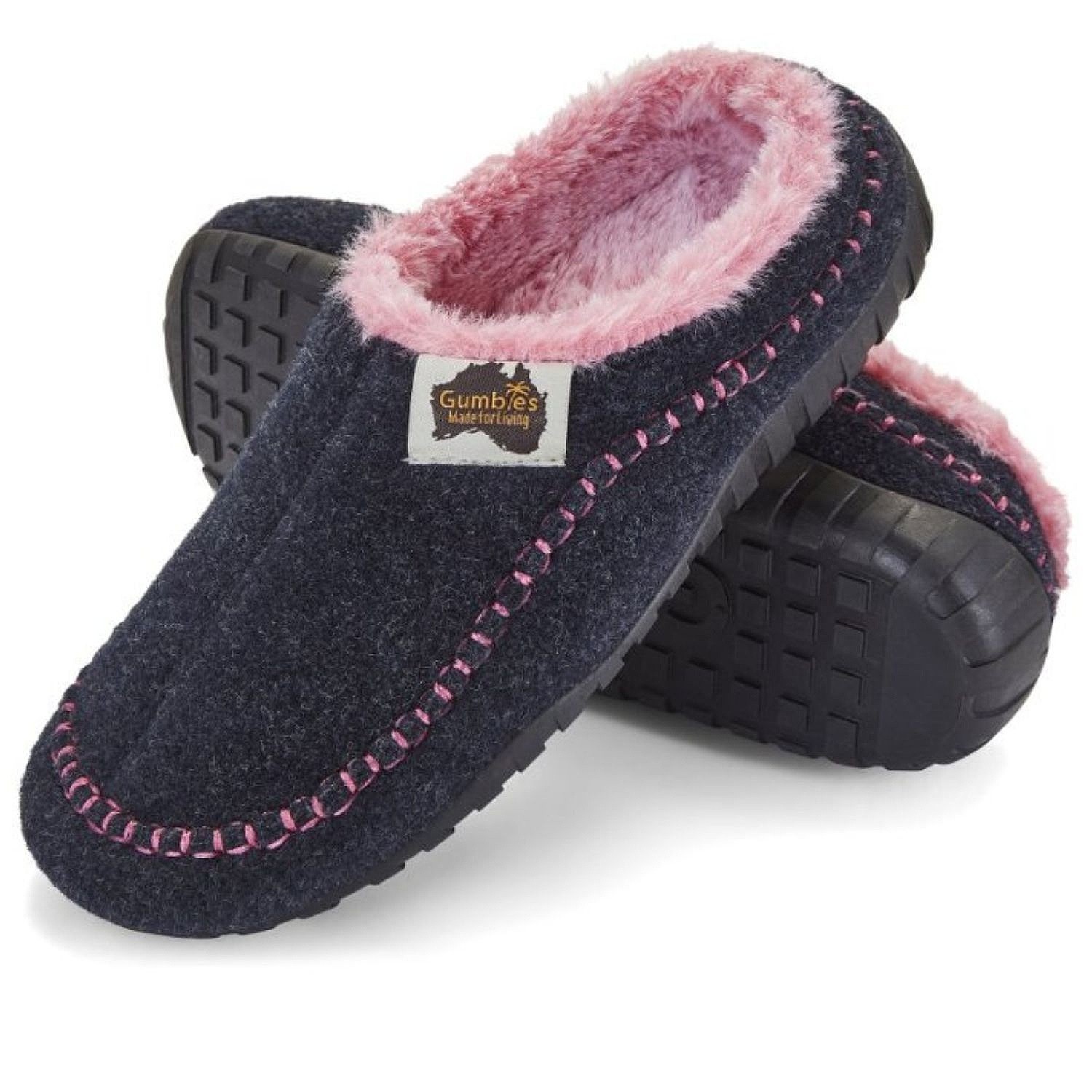 обувь Gumbies Ossa Low - Navy/Pink - women´s
