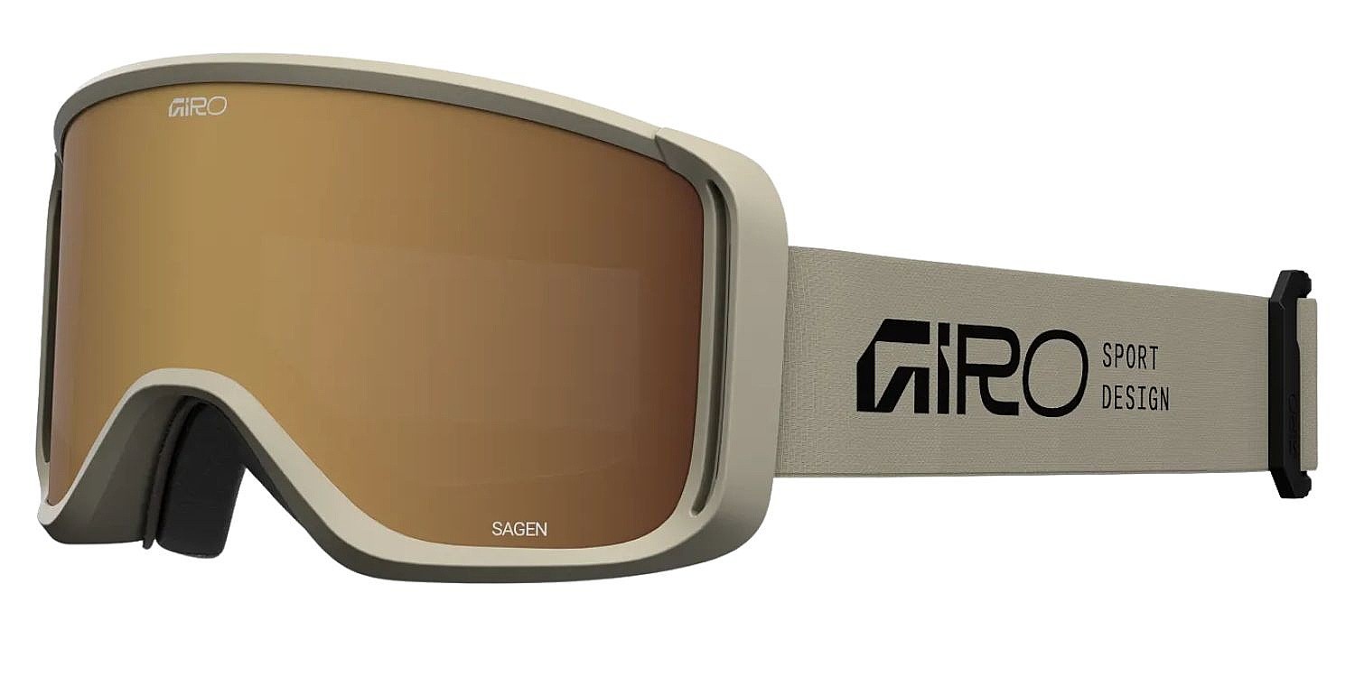 masque de ski  Giro Sagen - Stone Stacked/Amber Gold/Yellow - women´s