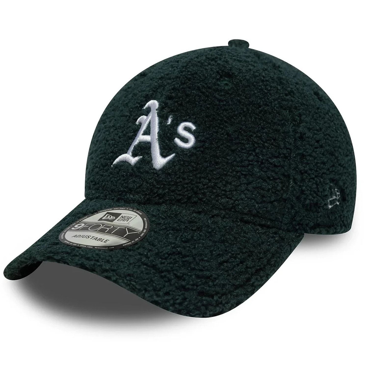 kšiltovka New Era 9FO Winter Borg MLB Oakland Athletics - Dark Green/White