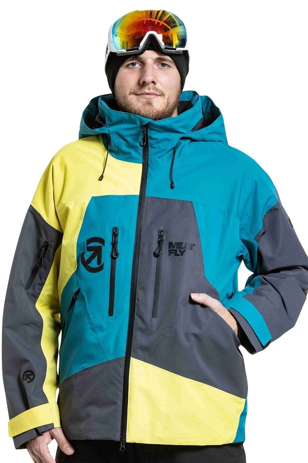 veste Meatfly Shader - Hb Blue/Lime - men´s