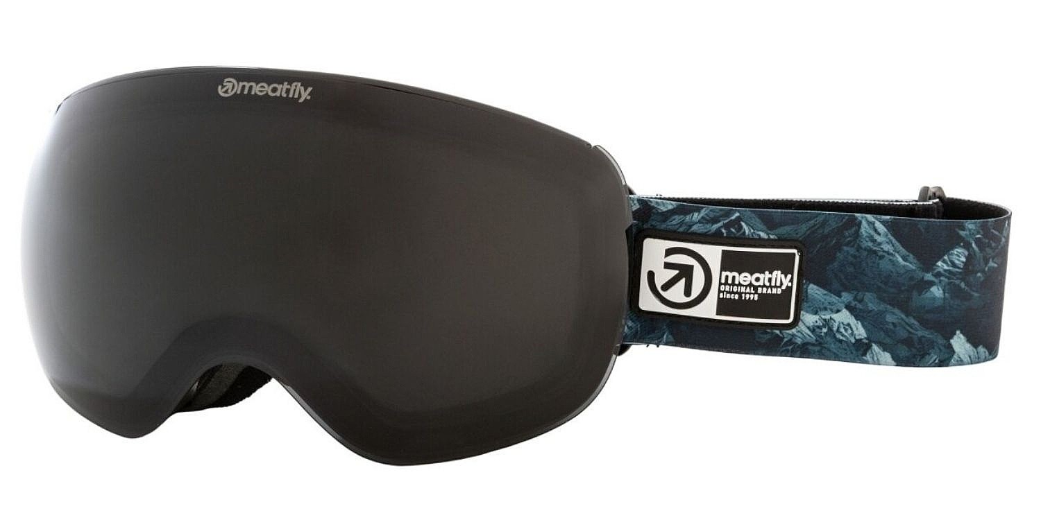 masque de ski  Meatfly Ekko XL - Green Mountains