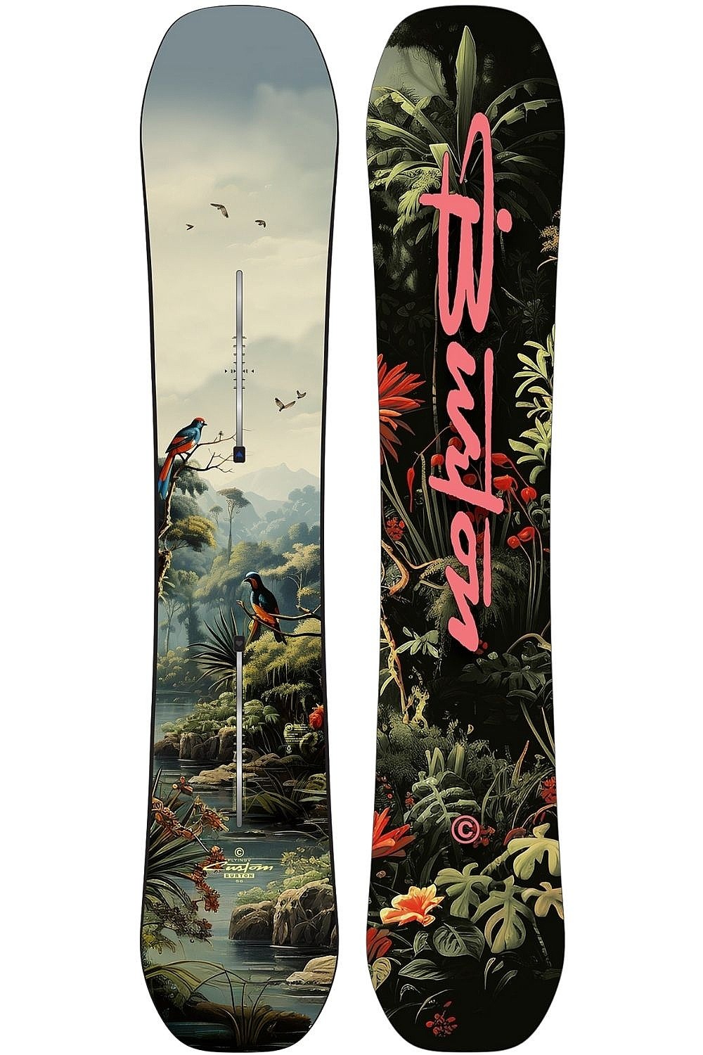 snowboard Burton Custom Flying V - Jungle - men´s