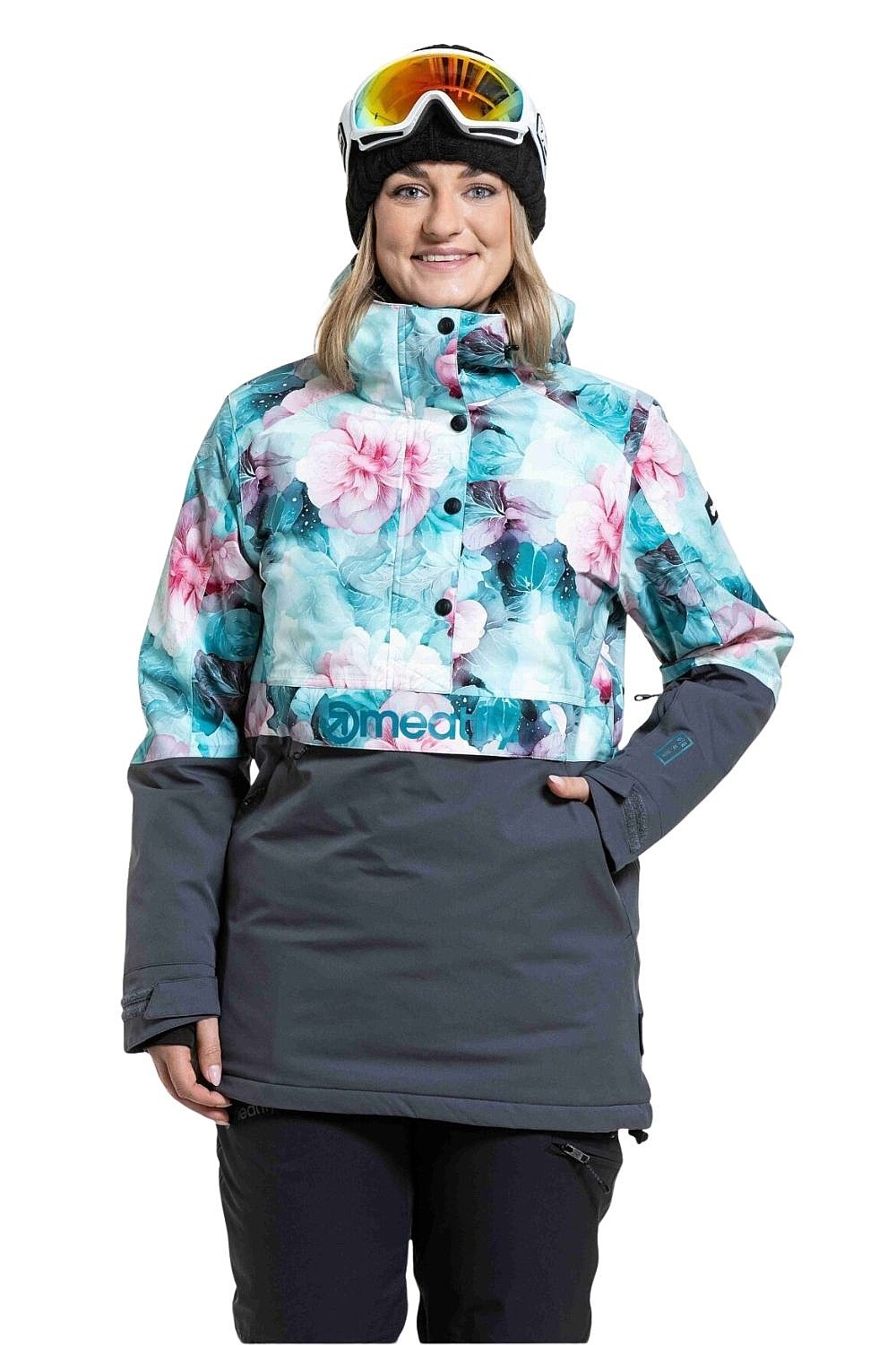 Jacke Meatfly Aiko - Pink Flower - women´s