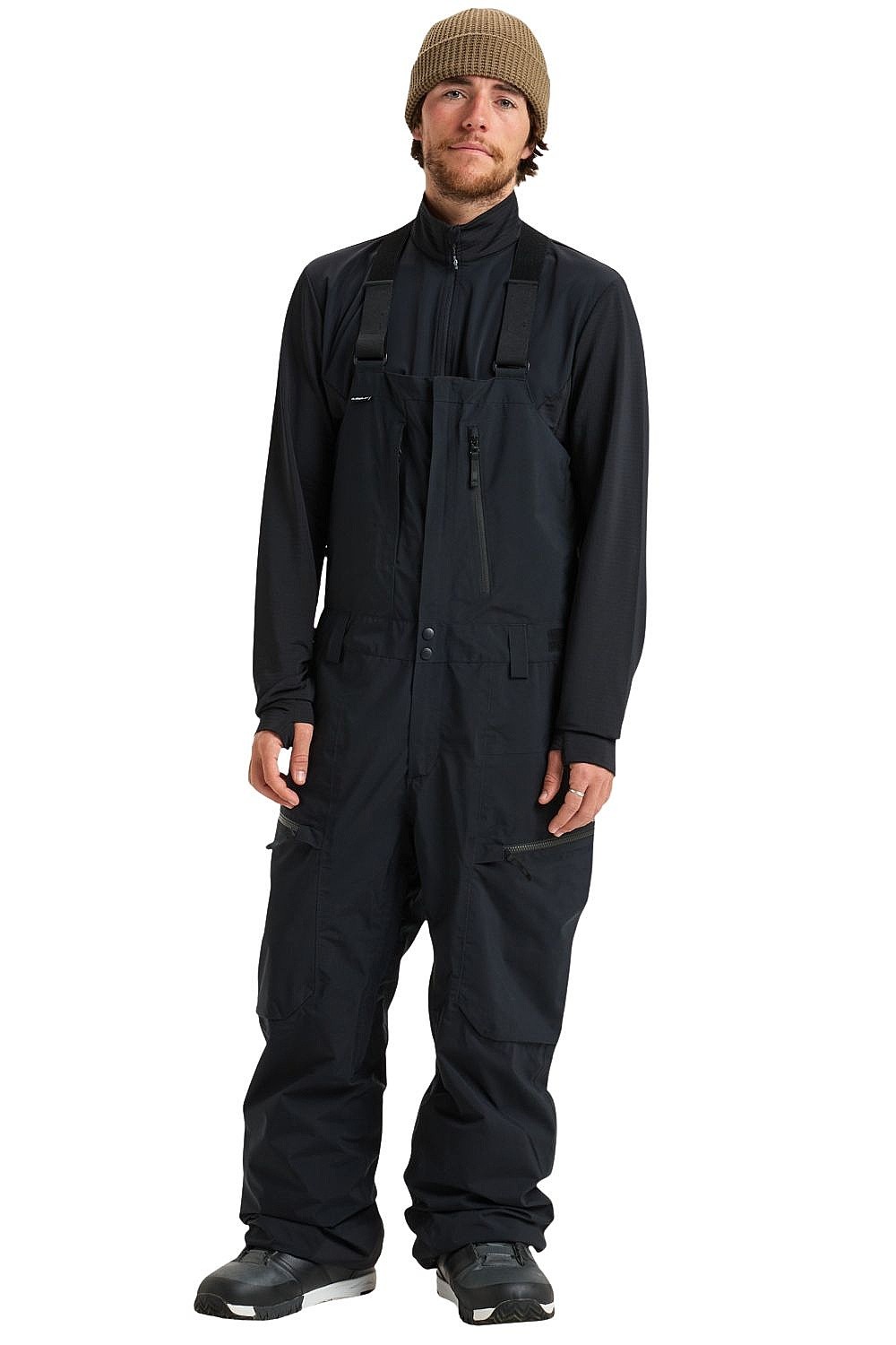 nohavice Quiksilver Altostratus Stret Gore-Tex Bib - KVJ0/Black - men´s