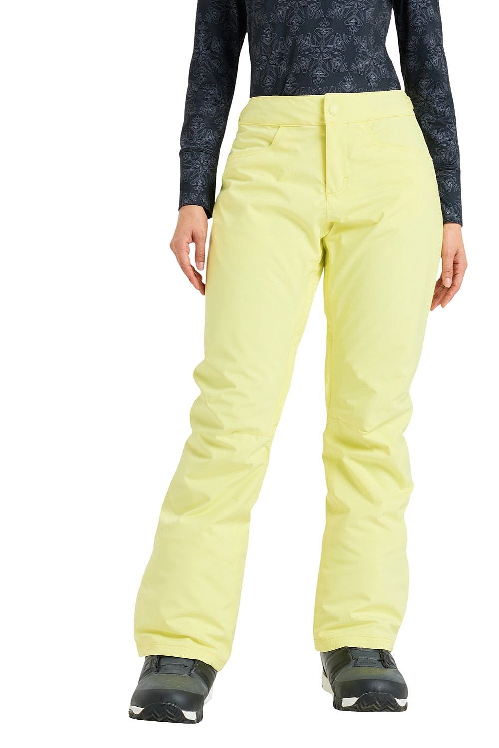 pants Roxy Backyard - YFK0/Yellow Pear - women´s