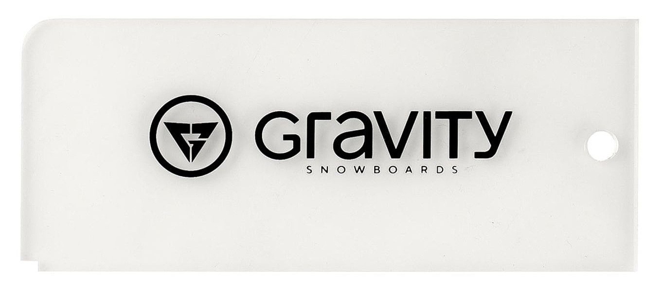raschietto Gravity Wax Scraper - Clear