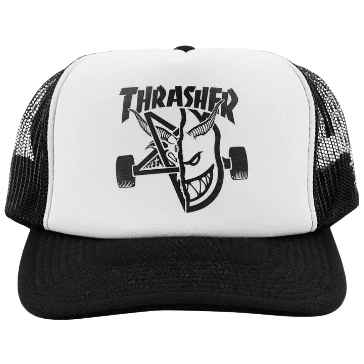 кепка Thrasher Thrasher X Spitfire Thrash & BurnTrucker - Black/White/Black - men´s