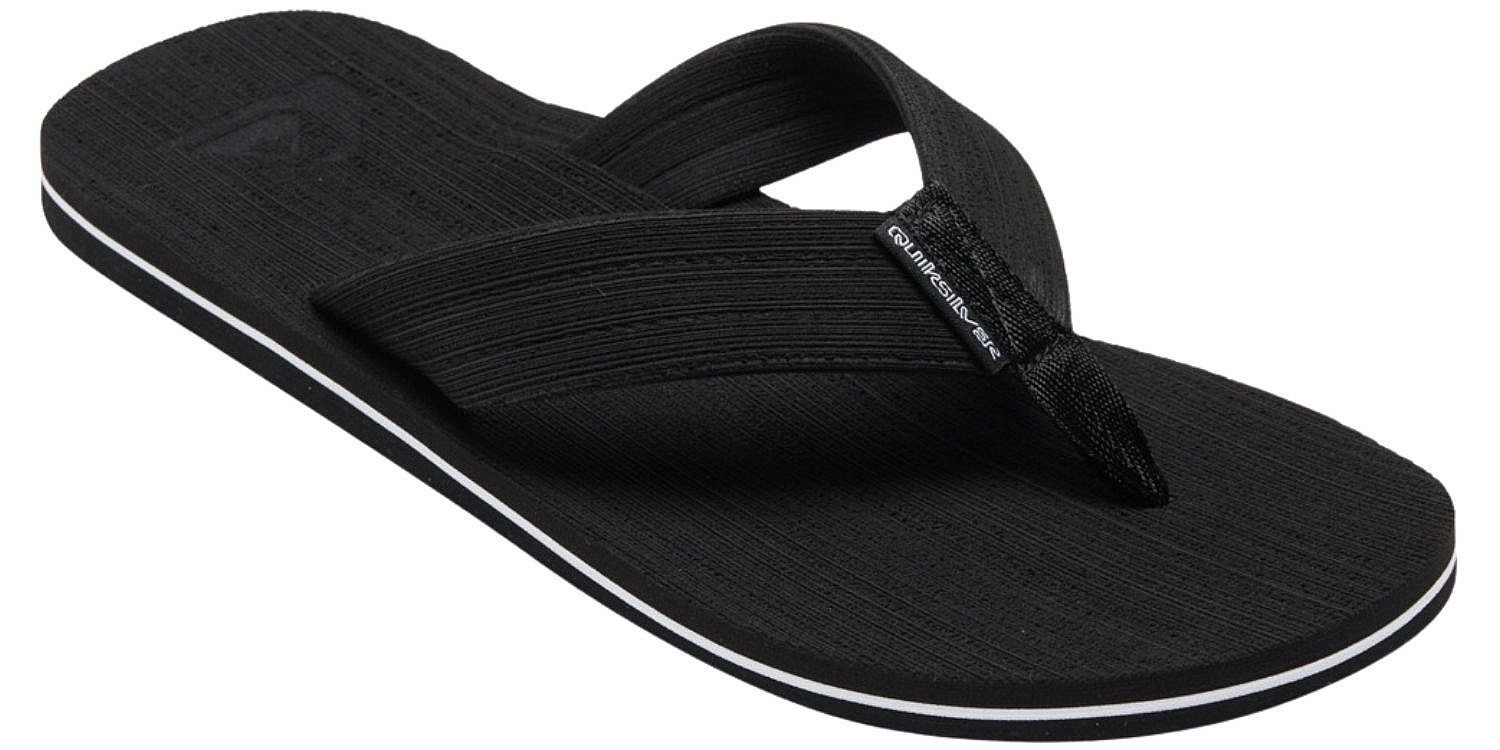 tongs Quiksilver Molokai Layback - XKWK/Black/White/Black - men´s