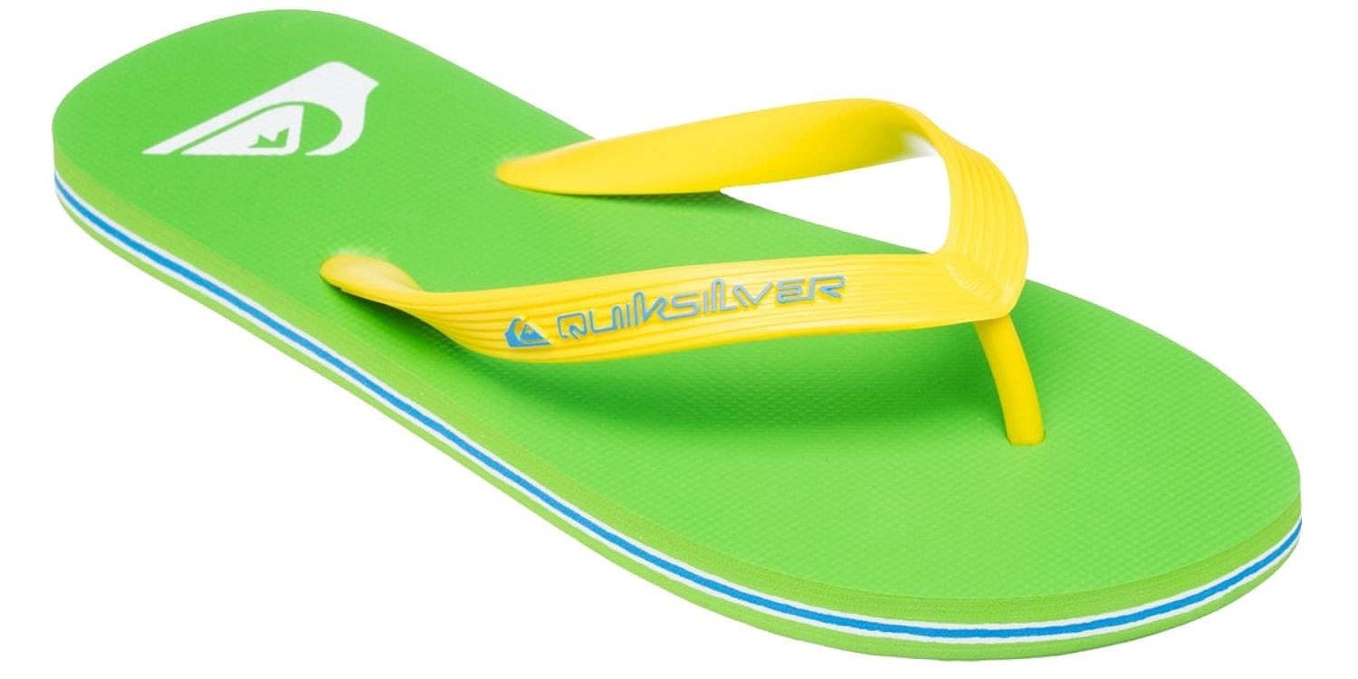 șlapi Quiksilver Molokai Core - GYL/Green/Yellow - men´s