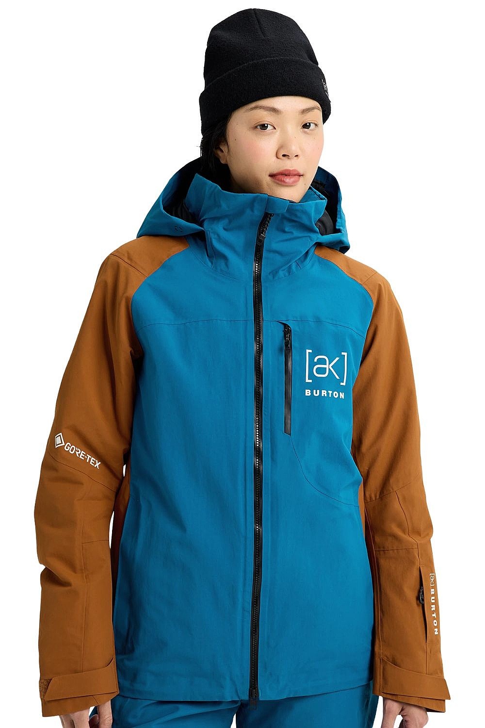 bunda Burton Embark AK 2L Gore-Tex - Blue Teal/Chestnut Brown - women´s