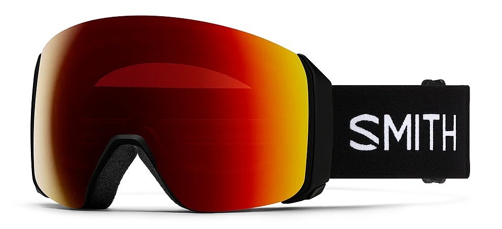 maschera da sci Smith 4D MAG XL - Black/ChromaPop Sun Red Mirror