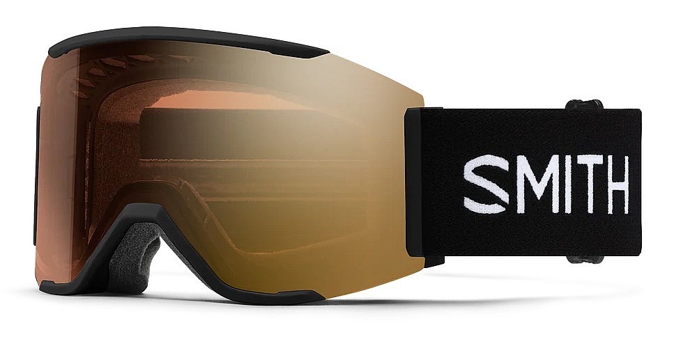 горнолыжные очки  Smith Squad MAG - Black/ChromaPop Pro Photochromic Gold Mirror