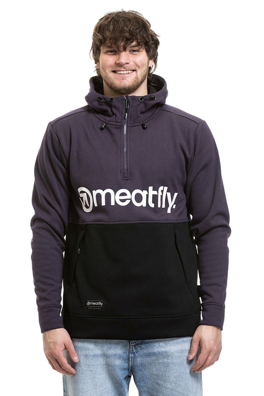 sweat-shirt Meatfly Tason - Purple - men´s