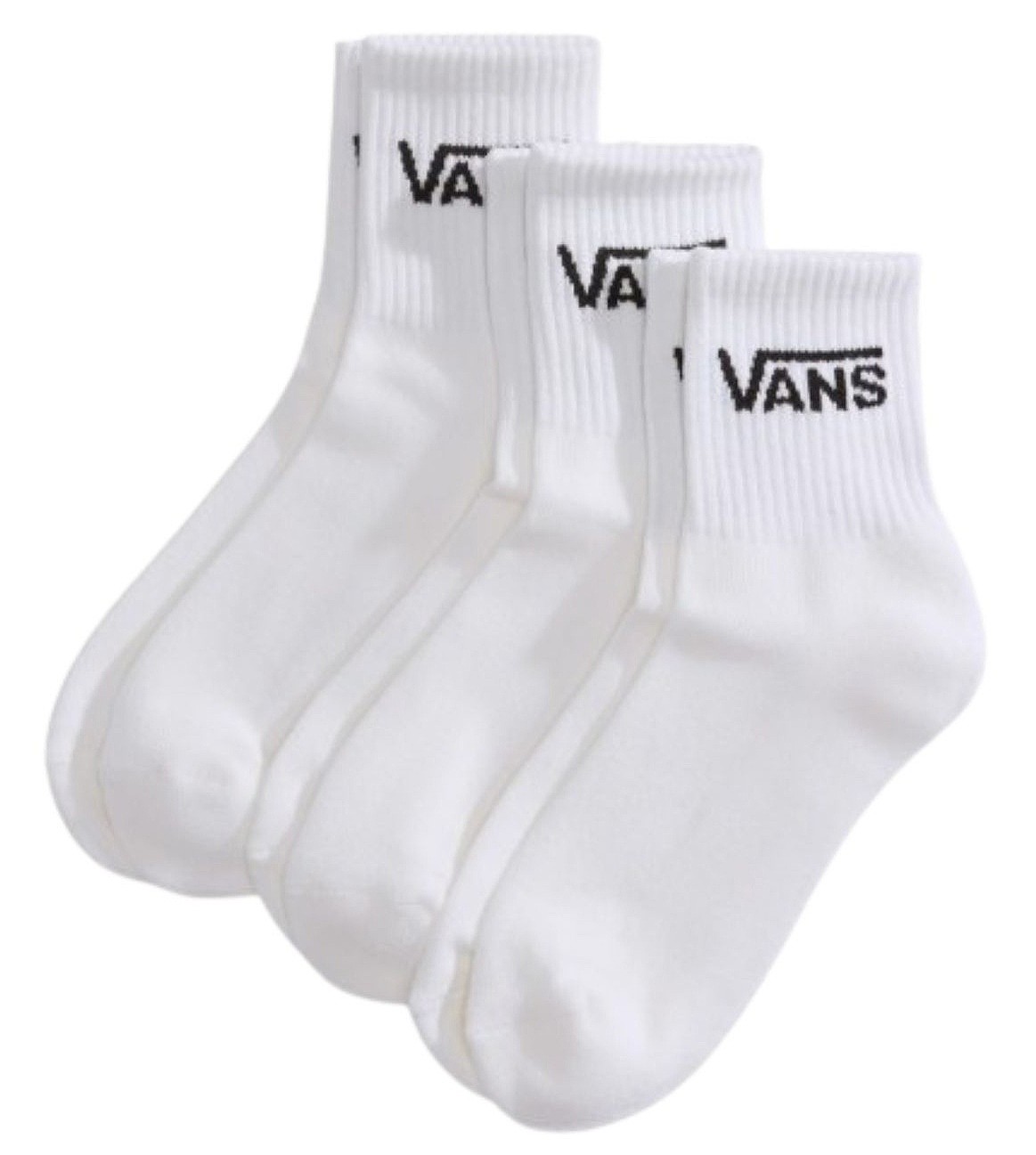 chaussettes Vans Classic Half Crew 6 Pack - White