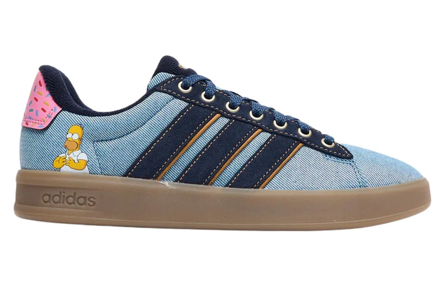 topánky adidas Performance Grand Court Simpsons - Non Dyed/Legend Ink/Mesa - men´s