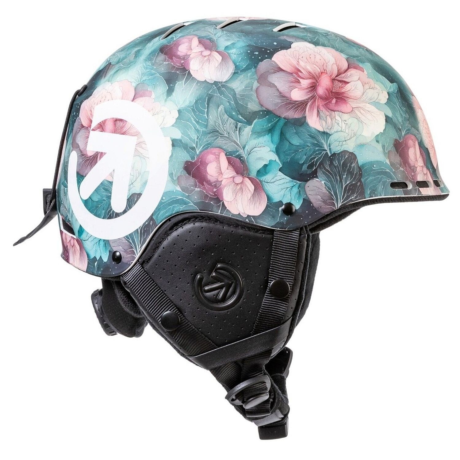 Helm Meatfly Maul - Pink Flowers - women´s