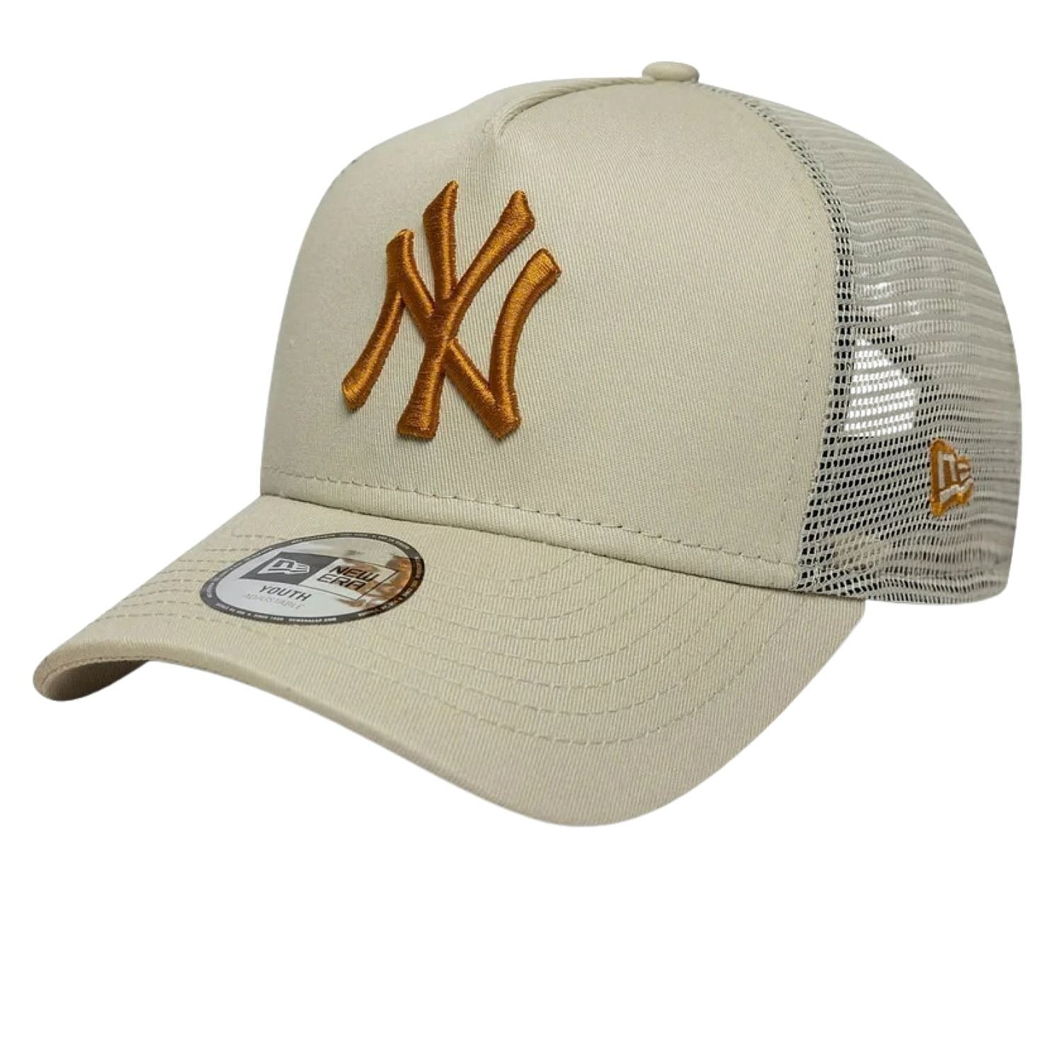 dětská kšiltovka New Era 9FO AF Lge Trucker MLB Los Angeles Dodgers Child - Stone/Copper